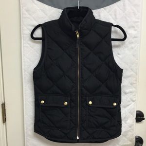Jcrew black vest